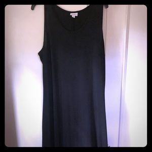 EUC LuLaRoe Dani Tank Dress - solid black!